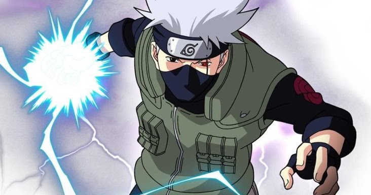 Sketsa gambar  animasi naruto untuk diwarnai Guru Kakashi