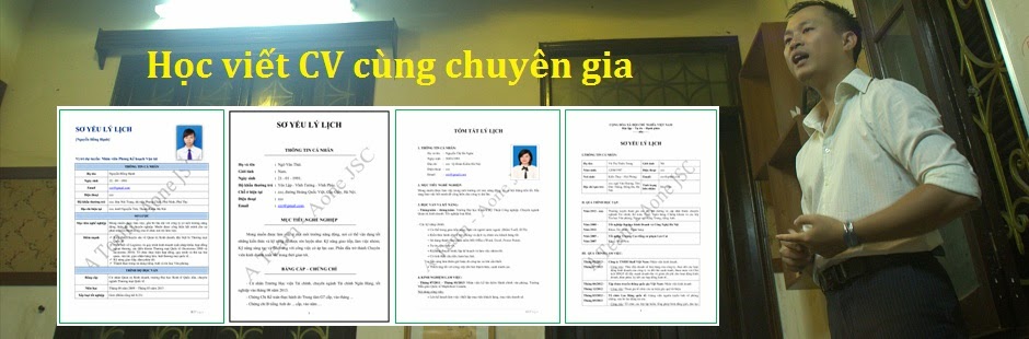 Học viết CV cùng chuyên gia