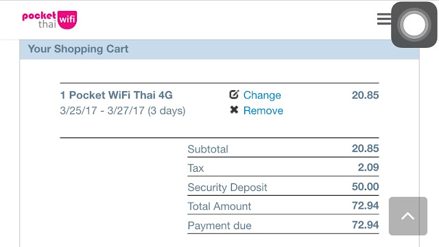 Pocket WiFi Thai 