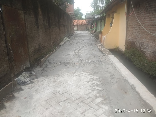 Proyek Betonisasi Kecamatan Teluk naga Desa Pangkalan Dipertanyakan