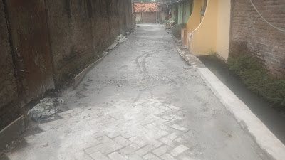 Proyek Betonisasi Kecamatan Teluk naga Desa Pangkalan Dipertanyakan