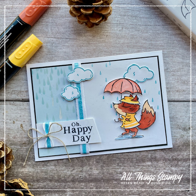 Playing in the Rain or Shine Stampin Up UK card idea