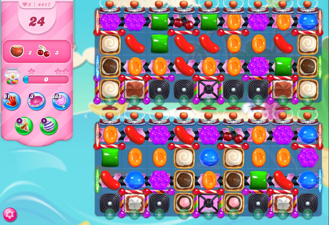 Candy Crush Saga level 4417