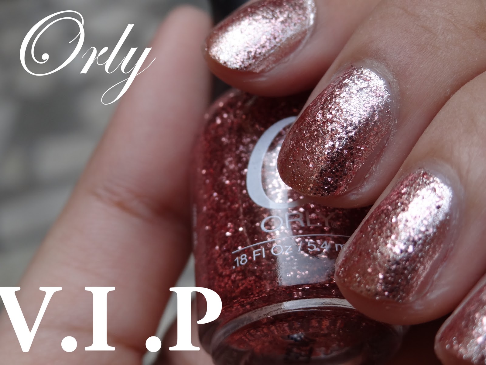 Orly VIP layered over Orly Rage