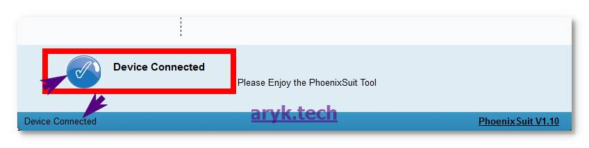 Flash Allwinner Devices Using PhoenixSuit -Step 7