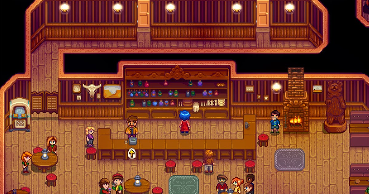 Stardrop Saloon On A Friday Night Stardrop Saloon On A Friday Night