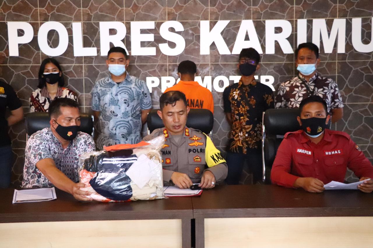 Buron Selama 1,6 Tahun, Satreskrim Polres Karimun Ringkus Seorang Pria Yang Mencabuli Anak Tirinya