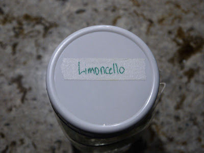 homemade limoncello