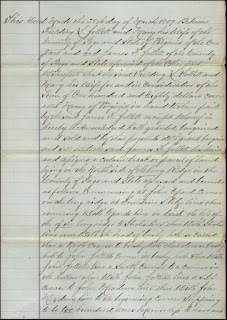 Page Co, VA Deed 1859 Fielding Jollett to James Franklin Jollett