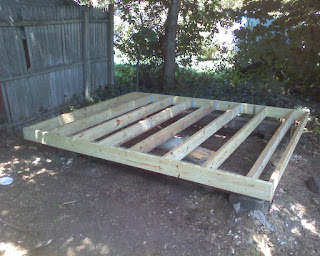 foundation for 8x10 shed