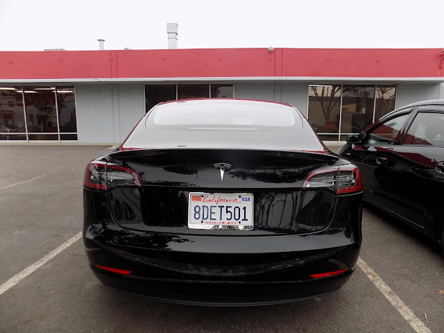 2018 Tesla- After work was done at Almost Everything Autobody