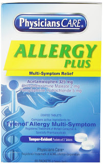 Allergy Symptom Physicianscare Multi-Symptom Allergy Relief Tablets, 50 Count