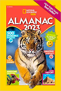 almanac 2023, nat geo kids almanac, national geographic kids almanac