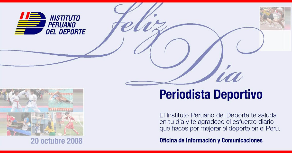Mas Deporte Feliz Dia Periodista Deportivo