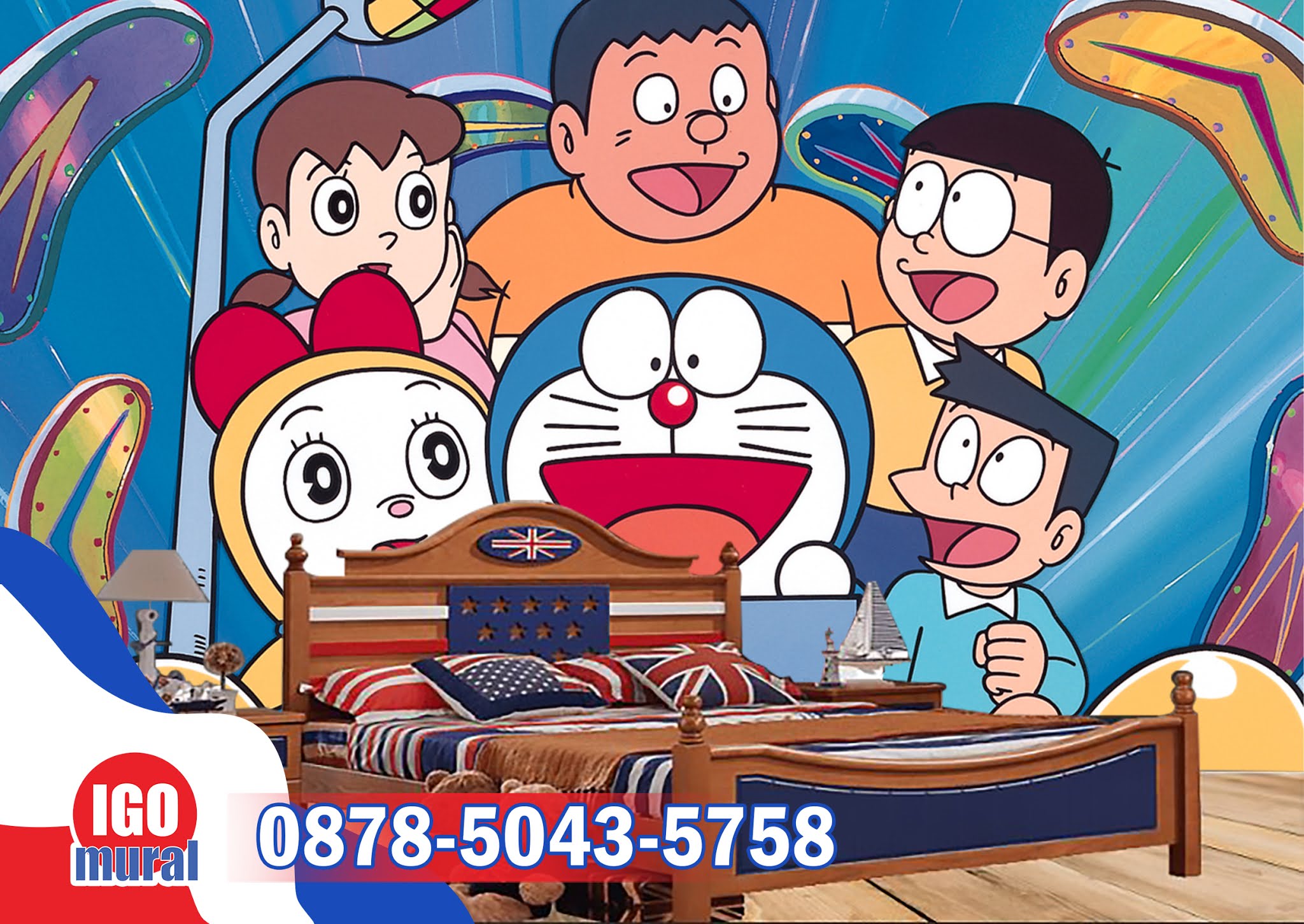 Wallpaper dinding Doraemon