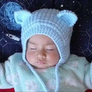 Gorro Gatito a Dos Agujas