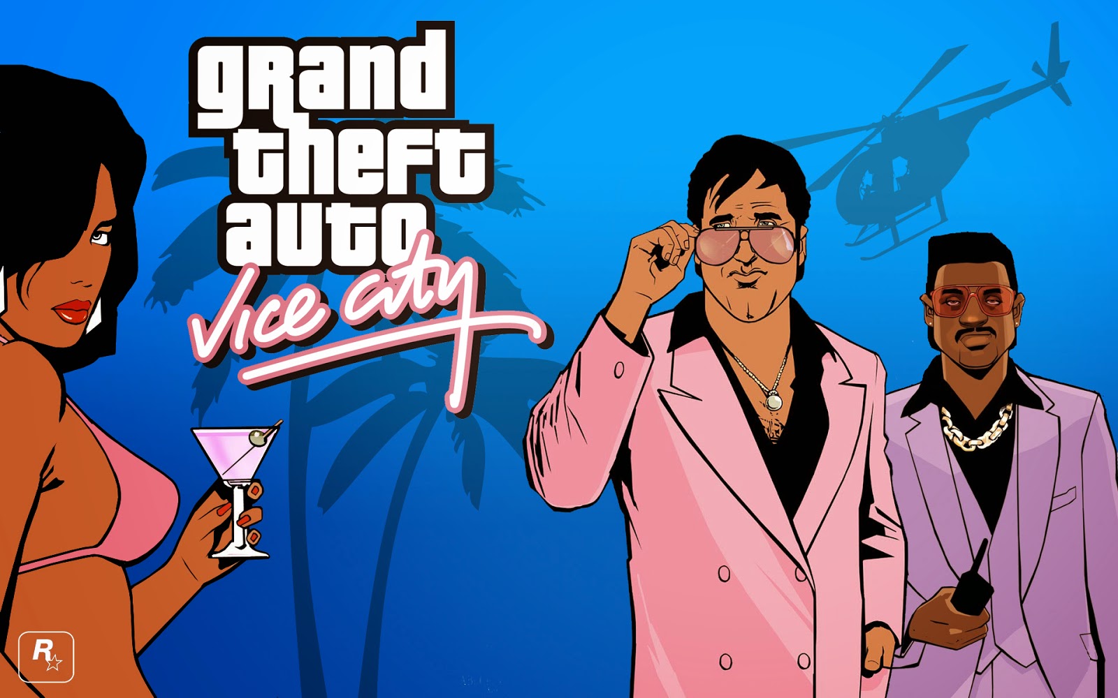 gta vice city logo banner