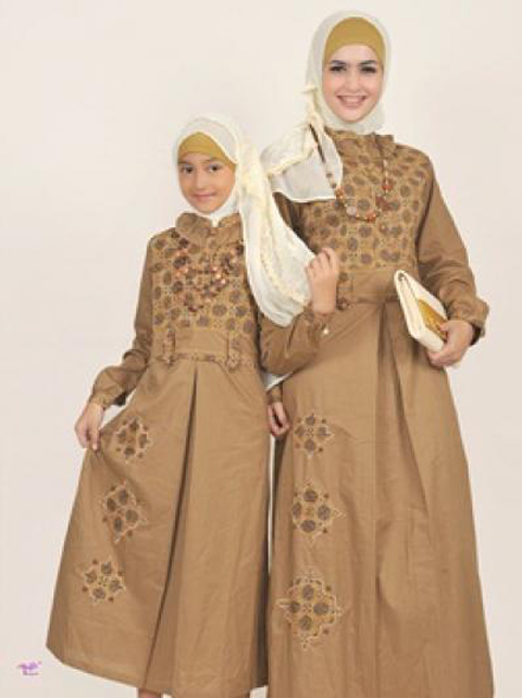  Model  Baju  Muslim  Ibu  dan  Anak  Terbaru 2019