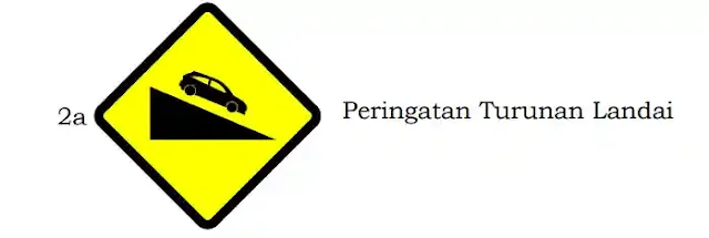 Peringatan Turunan Landai
