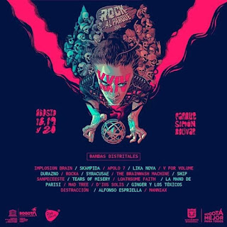 Bandas Distritales para Rock al Parque 2018