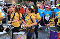 Bajada de cuadrillas de las fiestas de Llano