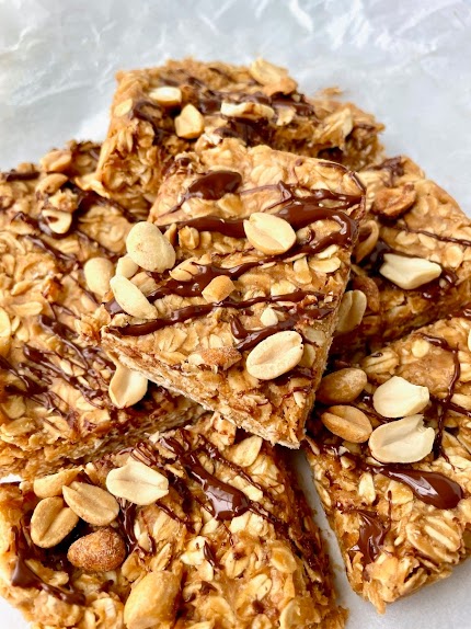 Peanut Butter Oatmeal Bars + Giveaway