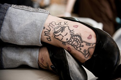 Feet tattoo