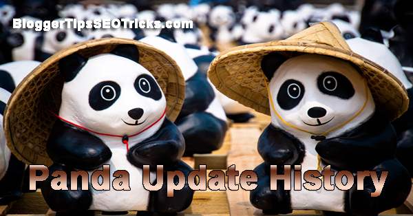google panda algorithm update history