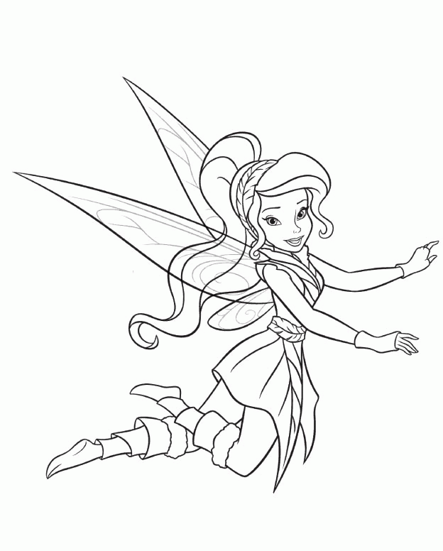 The Fairy Vidia Coloring Pages