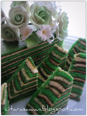 Kek Lapis Pandan ~ Blog Kakwan