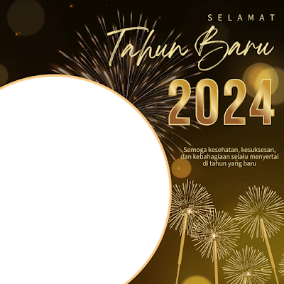 Twibbon Selamat Tahun Baru 2024, Happy New Year 2024, Link twibbon tahun baru 2024