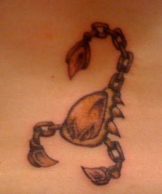 designs scorpion tattoo for girl