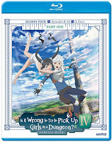New on Blu-ray: IS IT WRONG TO TRY TO PICK UP GIRLS IN A DUNGEON ? Season 4 Part 1