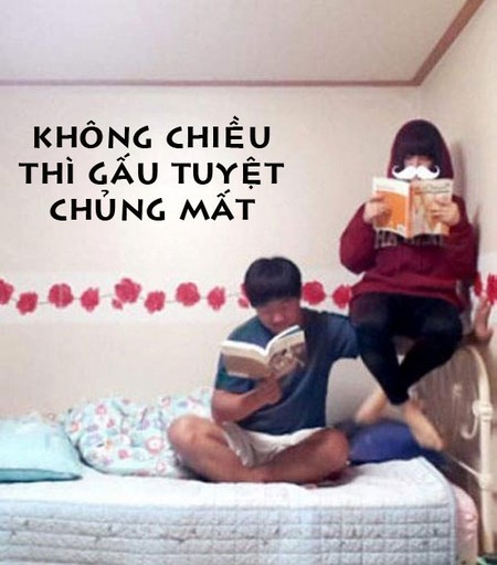 Hình ảnh hài hước chiều bạn gái