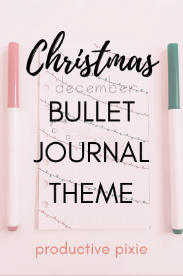 Plan With Me December Bullet Journal Layouts