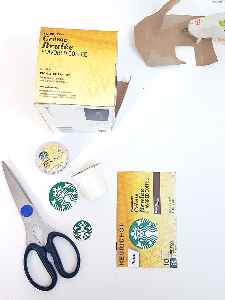 Starbucks is the best and so are your friends, say thank you with this ADORABLE DIY thank you card made mostly from recycled Starbucks Keurig products! #StarbucksCoffeeBlogger