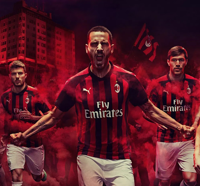 Ac Milan 201819 Kit Dream League Soccer Kits Kuchalana