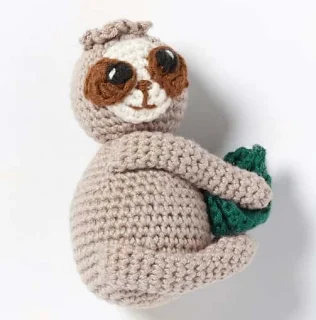 PATRON GRATIS PEREZOSO AMIGURUMI 61236