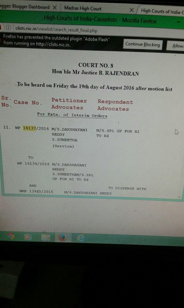 HIGH SCHOOL HM CASE COMES FOR EXTENTION OF INTERIM ORDERS  TODAY IN COURT NUMBER 8 AS SERIAL NO 11