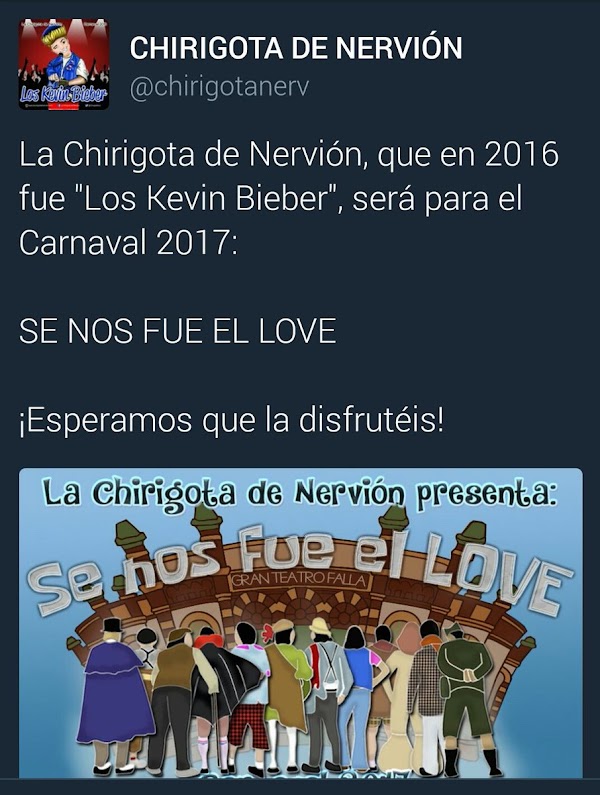 'Se nos fue el Love' para el COAC 2017