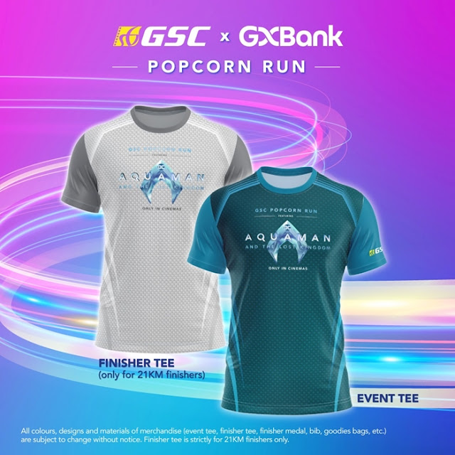 GSC Popcorn Run 2023, GSC x GXBank Popcorn Run, GSC Cinemas, Aquaman and the Lost Kingdom, Running, Free Movie Ticket, Promo Code