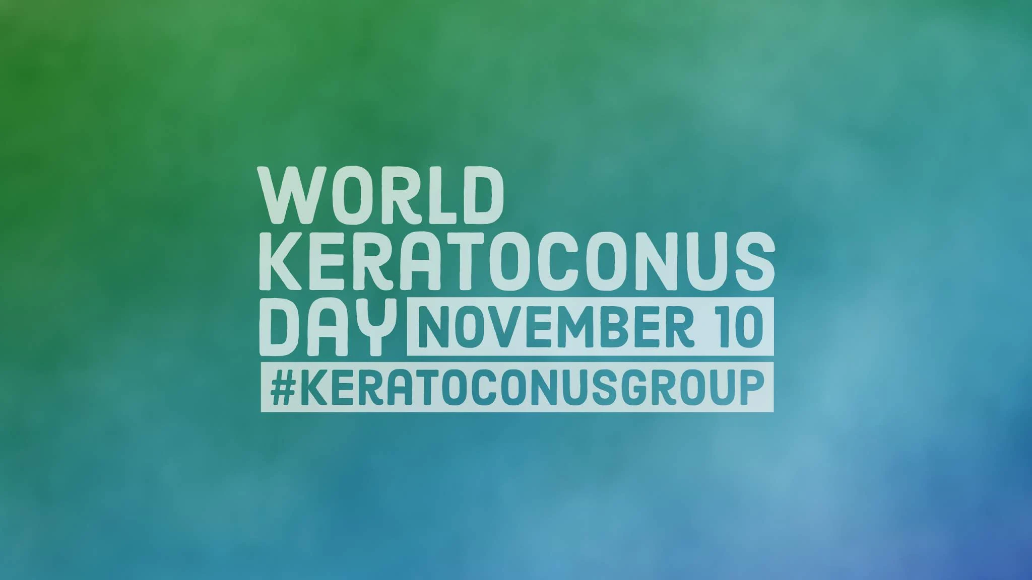 World Keratoconus Day 2019 Desktop or Tablet Wallpaper