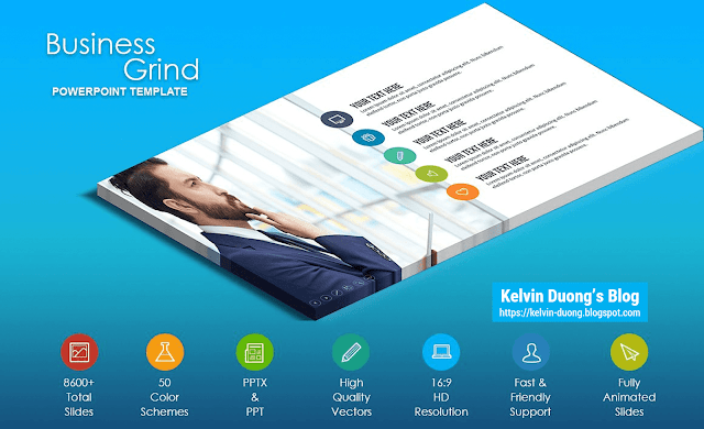 Business Grind Template Powerpoint