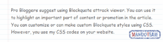 example 10 of blockquote css