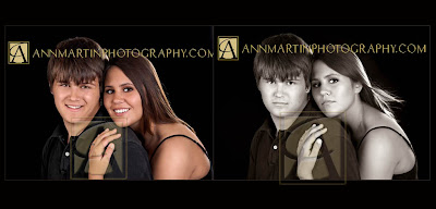 Plano High School senior pictures or portrait poses of senior boy with girlfriend in studio Dallas Texas senior pictures portraits photographers photography