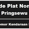 Kode Plat Nomor Kendaraan Pringsewu