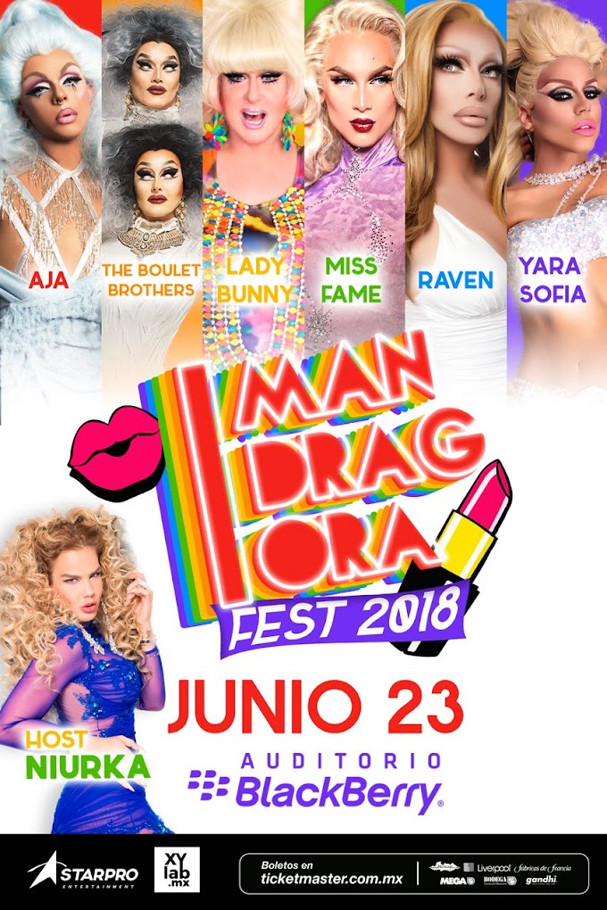 Niurka encabezará celebración del GAY PRIDE 2018 con su participación en MAN•DRAG•ORA FEST 2018.