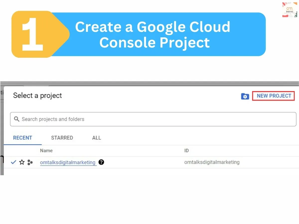 Create a Google Cloud Console Project
