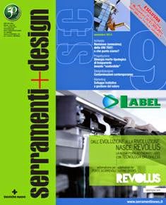 Serramenti+Design 2014-09 - Novembre 2014 | ISSN 1824-4696 | TRUE PDF | Mensile | Professionisti | Cantiere | Materiali | Tecnologia
Parte integrante del mercato edile, il settore degli infissi ne costituisce storicamente uno dei comparti più importanti per definire la vivibilità interna e la definizione esterna dell’involucro di un edificio. L’approfondita analisi, progettuale, tecnologia e funzione dell’ampia articolazione di prodotti e sistemi disponibili è obiettivo e scopo di Serramenti+Design quale naturale evoluzione della storica testata SEC serramenti e componenti. Forte anche di questa eredità, la rivista Serramenti+Design è oggi il più attendibile e completo strumento d’informazione per gli operatori del settore serramentistico a cominciare dai suoi naturali referenti: serramentisti, rivenditori, progettisti, prescrittori, produttori e la composita platea di addetti ai lavori che ha la necessità di mantenersi aggiornata sui rapidi mutamenti che caratterizzano struttura e congiuntura del mercato, andamento della domanda e tendenza dell’offerta. All’ampia panoramica dedicata agli avvenimenti di stretta attualità e alle novità di prodotto e design, la rivista Serramenti+Design affianca un ampio ventaglio di approfondimenti (inchieste, dossier, servizi e opinioni) in cui vengono analizzate innovazioni, evoluzioni progettuali, problematiche e normative con l’obiettivo di fornire al lettore tutte le informazioni necessarie a comprenderne le possibili chiavi di lettura.