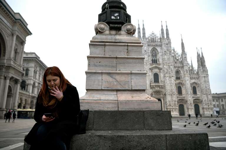 Smoking in Milan is forbidden even in the open air ... almost